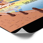 Grüße aus Istanbul Türkei Poster (Ecke)