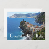 Grüße aus Italien Postkarte (Vorne/Hinten)