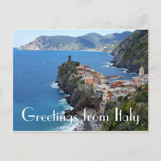 Grüße aus Italien Postkarte (Vorderseite)