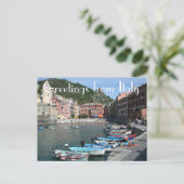 Grüße aus Italien Postkarte (Stehend Vorderseite)