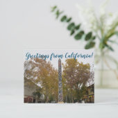 Grüße aus Kalifornien: Die Davis-Nadel Postkarte (Stehend Vorderseite)