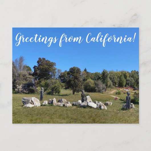 Grüße aus Kalifornien! Postkarte (Vorderseite)