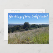 Grüße aus Kalifornien! Postkarte (Vorne/Hinten)