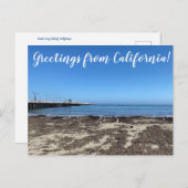 Grüße aus Kalifornien! Postkarte (Vorne/Hinten)