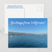 Grüße aus Kalifornien: Santa Barbara Postcard Postkarte (Vorne/Hinten)