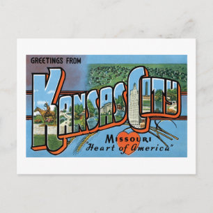 Grüße aus Kansas City Postkarte