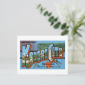 Grüße aus Kansas City! Postkarte (Stehend Vorderseite)