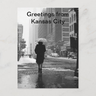Grüße aus Kansas City Vintag Kansas City Postkarte