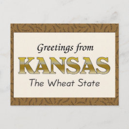 Grüße aus Kansas Postkarte