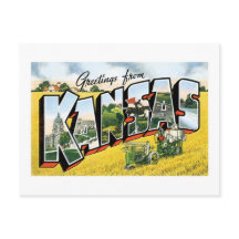 Grüße aus Kansas! Vintag