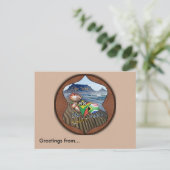 Grüße aus Kapstadt Postkarte (Stehend Vorderseite)