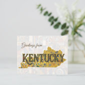 Grüße aus Kentucky Postkarte (Stehend Vorderseite)
