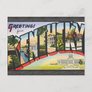Grüße aus Kentucky, Vintage Postkarte