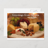 Grüße aus Kroatien Postkarte (Vorne/Hinten)