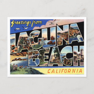 Grüße aus Laguna Beach, California Reise Postkarte