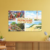 Grüße aus Landschaftlichen Szenen Leinwanddruck (Insitu (Wohnzimmer))