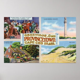 Grüße aus Landschaftlichen Szenen Poster