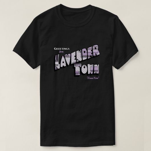 Grüße aus Lavender Town  T-Shirt (Design vorne)