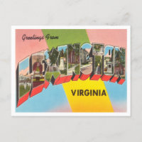 Grüße aus Lexington, Virginia Vintage Travel