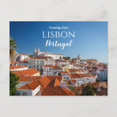 Grüße aus Lissabon Portugal Postkarte (Vorderseite)