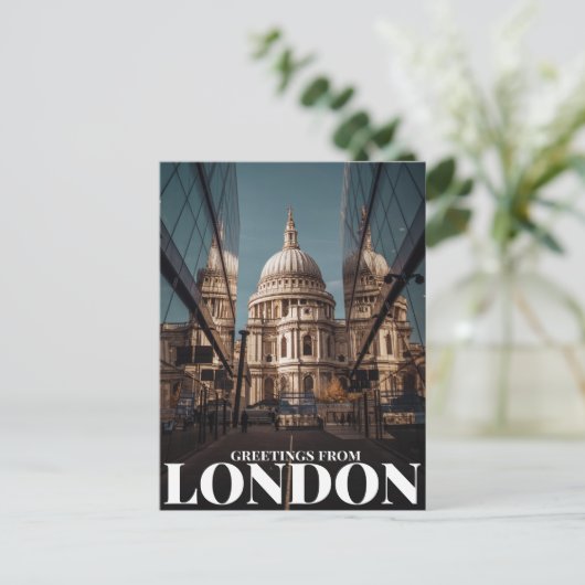 Grüße aus London Postkarte (Stehend Vorderseite)