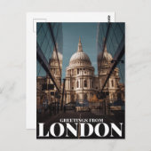 Grüße aus London Postkarte (Vorne/Hinten)