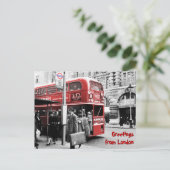 Grüße aus London Postkarte (Stehend Vorderseite)