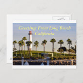 Grüße aus Long Beach California Postkarte (Vorne/Hinten)