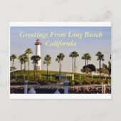 Grüße aus Long Beach California Postkarte (Vorderseite)