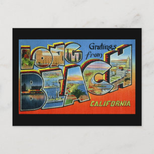 Grüße aus Long Beach California Postkarte