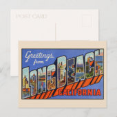 Grüße aus Long Beach Large Letter Postkarte (Vorne/Hinten)