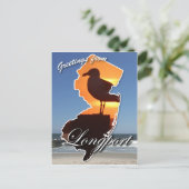 Grüße aus Longport Postkarte (Stehend Vorderseite)