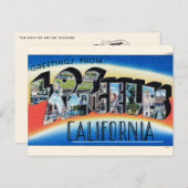 Grüße aus Los Angeles Große Briefkarte Postkarte (Vorne/Hinten)