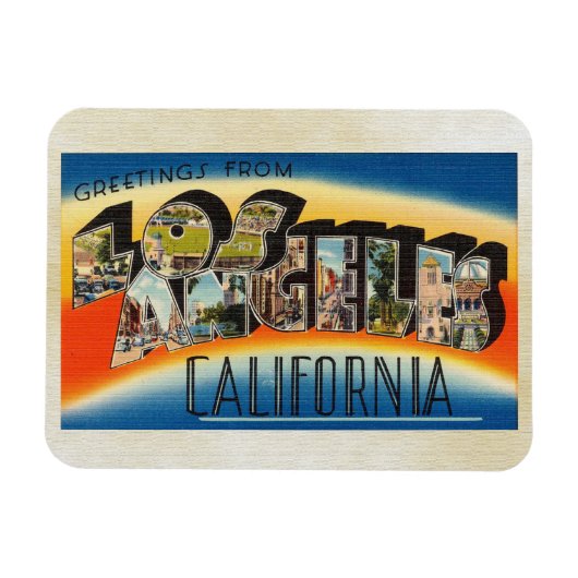 Grüße aus Los Angeles Kalifornien Magnet (Horizontal)