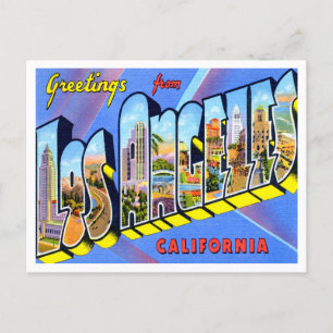 Grüße aus Los Angeles, Kalifornien Reise Postkarte