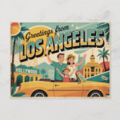 Grüße aus Los Angeles Postkarte (Vorderseite)
