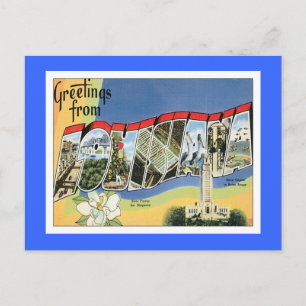 Grüße aus Louisiana Postkarte