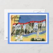 Grüße aus Louisiana Postkarte (Vorne/Hinten)
