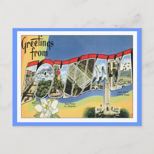Grüße aus Louisiana Postkarte