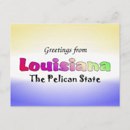 Grüße aus Louisiana Postkarte