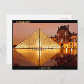 Grüße aus Louvre Postkarte (Vorne/Hinten)