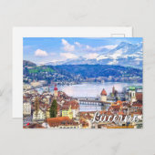 Grüße aus Luzern, Schweiz Postkarte (Vorne/Hinten)
