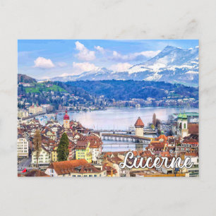 Grüße aus Luzern, Schweiz Postkarte