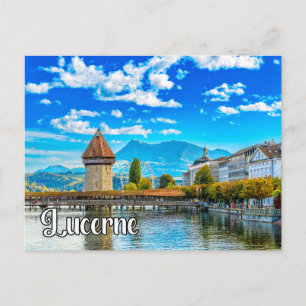 Grüße aus Luzern, Schweiz Postkarte