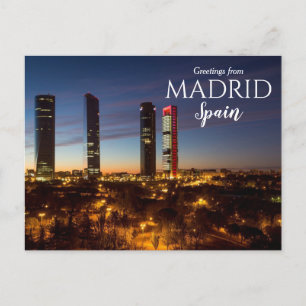 Grüße aus Madrid Spanien Postkarte