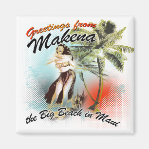 Grüße aus Makena Magnet