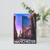 Grüße aus Manchester Postkarte (Stehend Vorderseite)