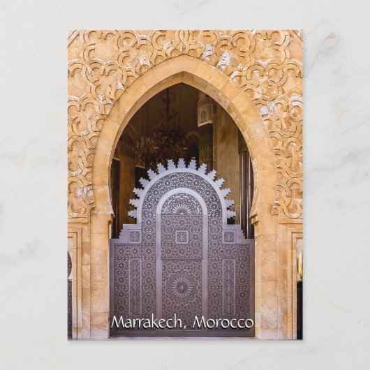 Grüße aus Marrakech Marokko Postkarte (Vorderseite)