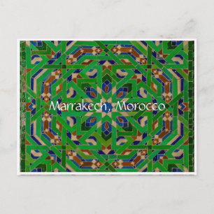 Grüße aus Marrakech Marokko Postkarte