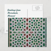 Grüße aus Marrakesch Postkarte (Vorne/Hinten)